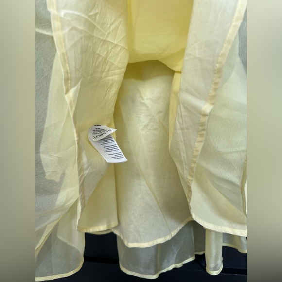 Bardot Enya Organza Mini Dress in Sunshine, Size XS - Picture 9 of 12